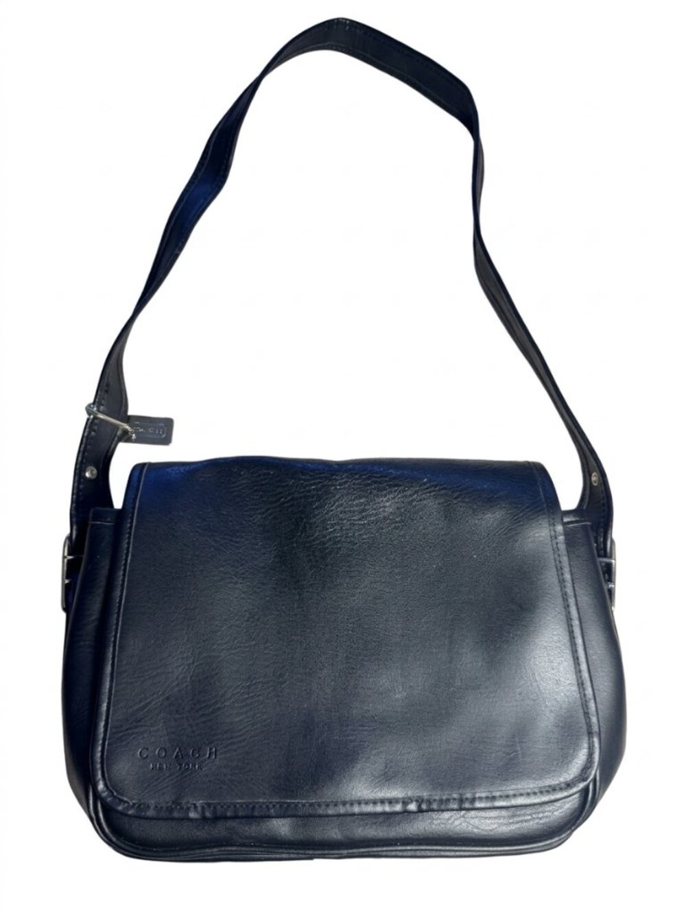 Coach Leather Bag Vintage Purse Black Pre-owned